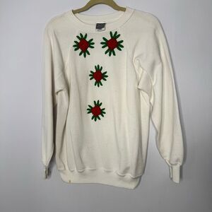 Vintage Hanes off white crewne size large